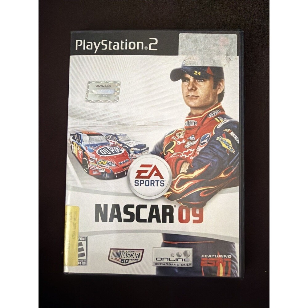 NASCAR 09 (Sony PlayStation 2, PS2 - 2008) With Manual Complete- EA Sports